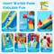 9-in-1 Inflatable Double Water Slide Park with Giant Bounce House and 735W Blower